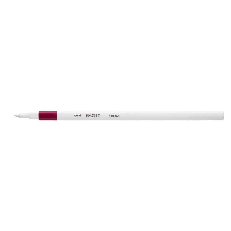 rotulador emott uni ball rojo vino art. nr. pem sy60