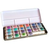 caja acuarelas granuladas white nights 22 godets art. nr. 51022g