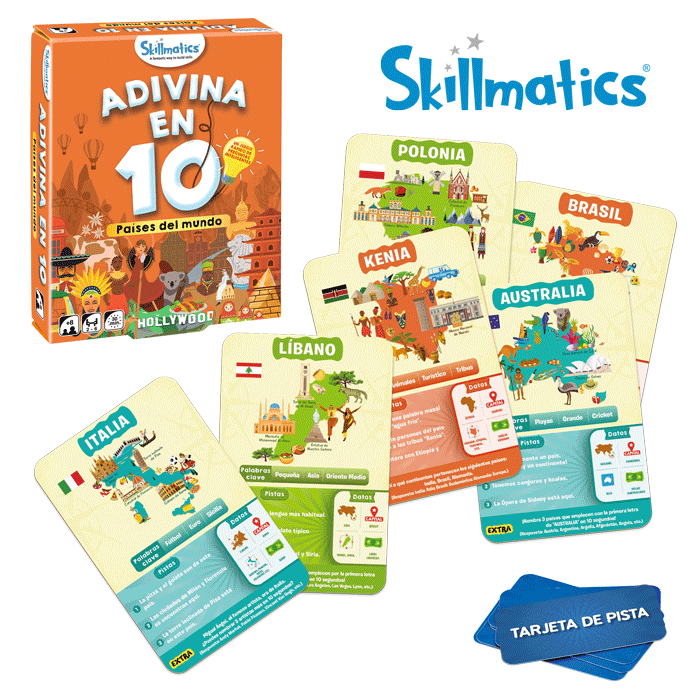 ¡Adivina en 10!: Países del mundo Art.-Nr. SKILL197SGCW