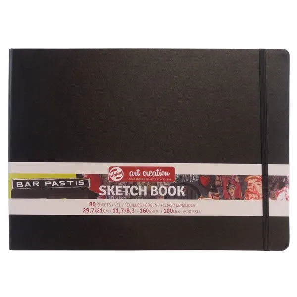 Cuaderno Bocetos Negro 21 x 29.7 cm 140g/m² 80 Hojas Art.-Nr. 9314006M