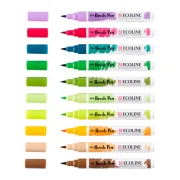 ecoline brush pen estuche botánica 10 colores art. nr. 11509804