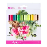 ecoline brush pen estuche botánica 10 colores art. nr. 11509804