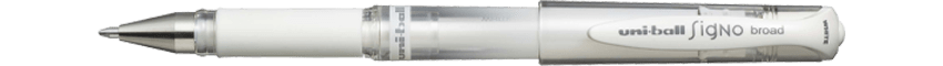 bolígrafo roller de gel signo broad uni ball blanco art. nr. um153bl