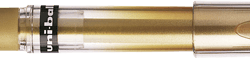 bolígrafo roller de gel signo broad uni ball oro art. nr. um153or