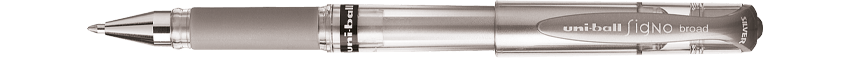bolígrafo roller de gel signo broad uni ball plata art. nr. um153ar
