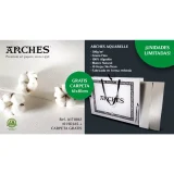papel arches® aquarelle 300g/m² 56x76 10 hojas + carpeta ed. limitada art. nr. a1711863