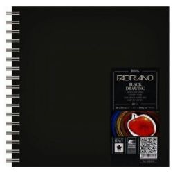 bloc fabriano dibujo negro 30x30 190g/m² 40 hojas art. nr. 19003030