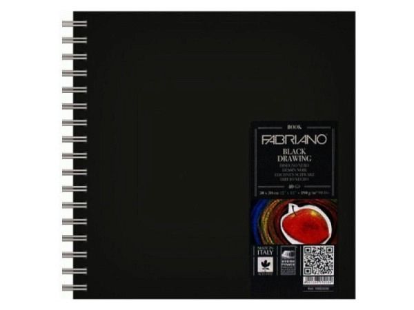 Bloc Fabriano Dibujo Negro 30×30 190g/m² 40 hojas Art.-Nr. 19003030