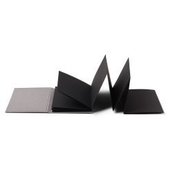 bloc fabriano leporello cromia negro 11,5×16 220g/m² 20 hojas art. nr. 19100724