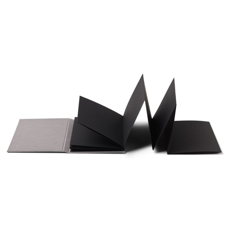 Bloc Fabriano Leporello Cromia – Negro 11,5×16 220g/m² 20 hojas Art.-Nr. 19100724