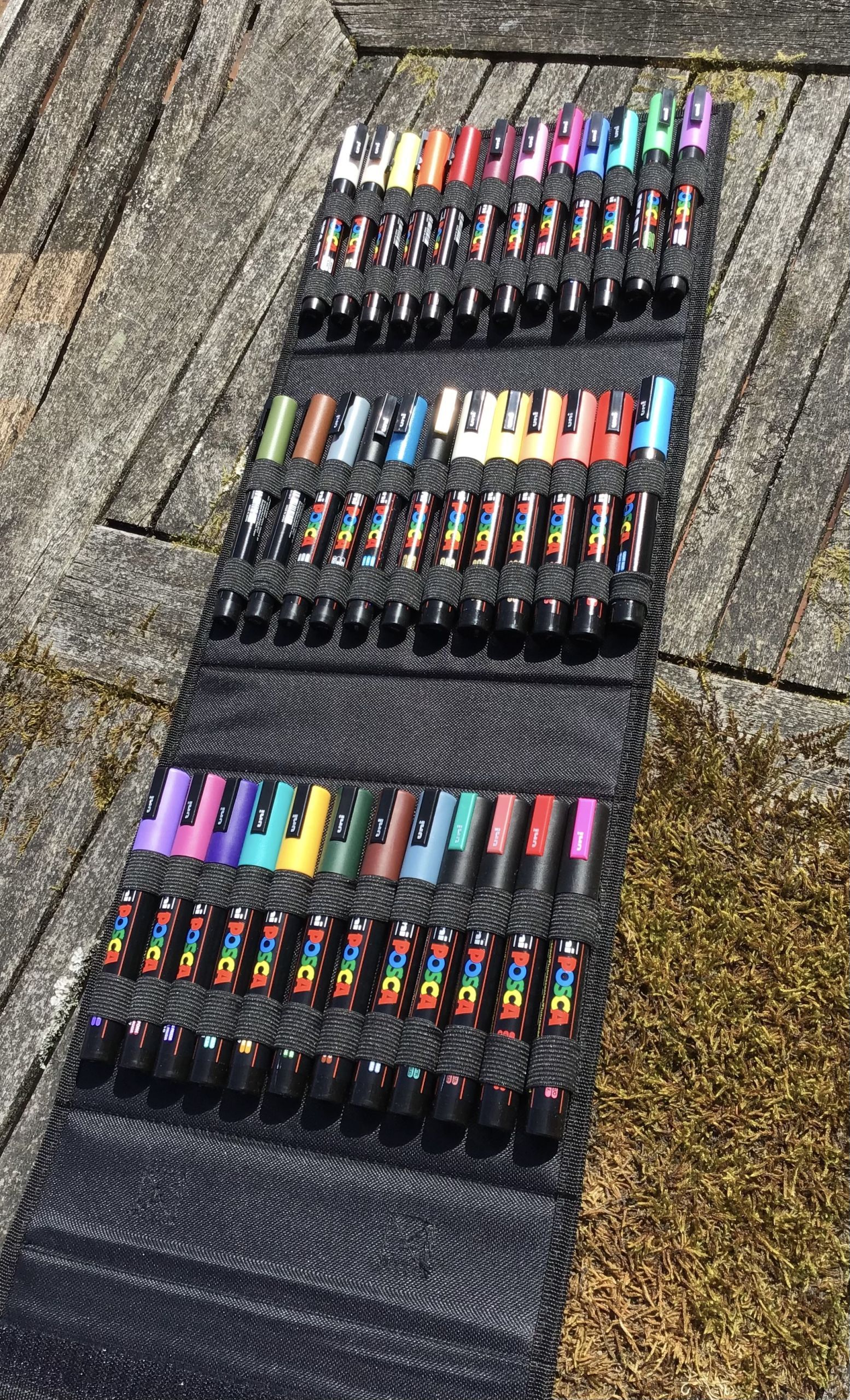 estuche posca 36 rotuladores pc 3m pc 5m