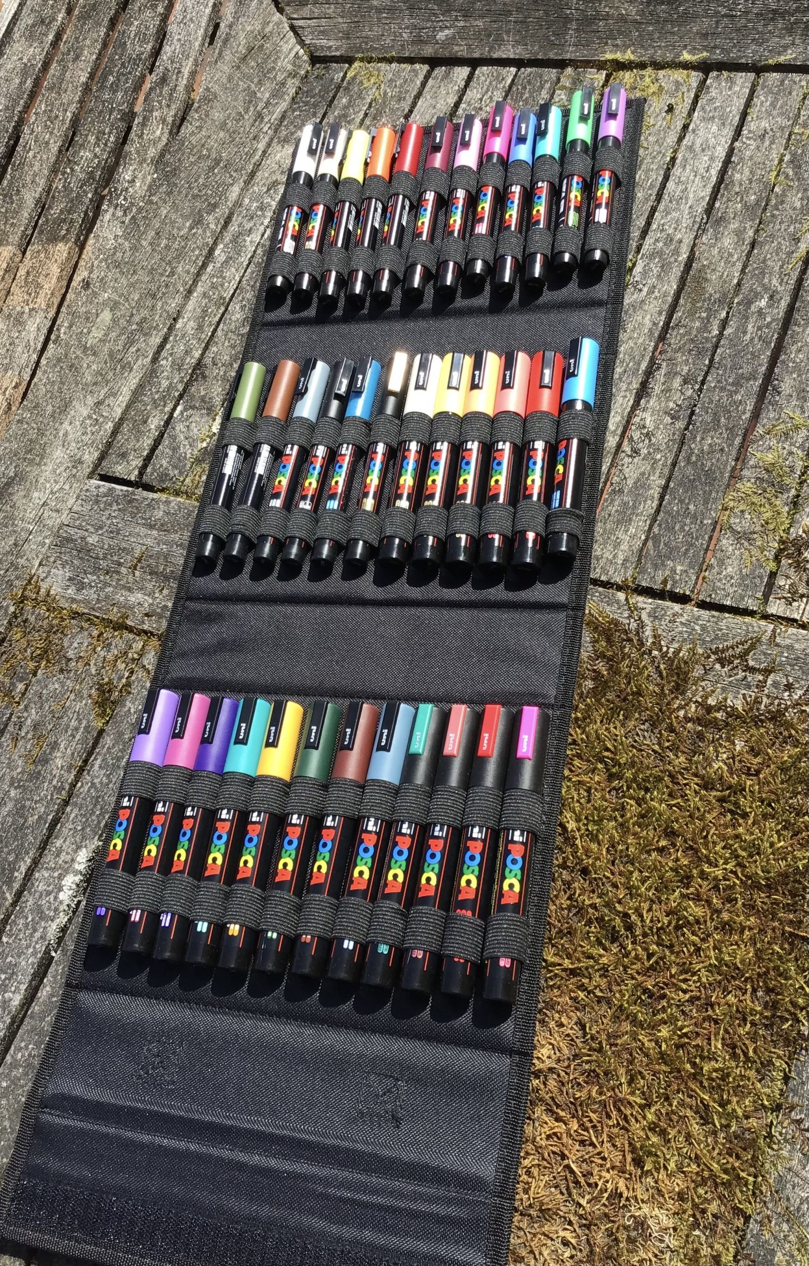 estuche posca 36 rotuladores pc 3m pc 5m