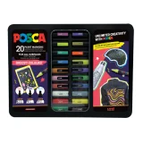 estuche metálico groovy colours 20 rotuladores posca art. nr. 302422188