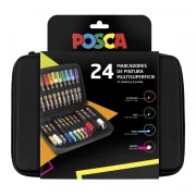 maletín 24 rotuladores posca art. nr. 182634956