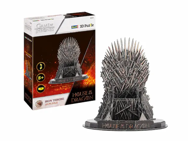 Puzzle 3D Juego de Tronos – Iron Throne: House of the Dragon Art.-Nr. 00224