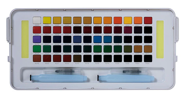 Caja Acuarelas Sakura Koi Water Colors Studio Set 60 ½ Godets Art.-Nr. XNCW60N