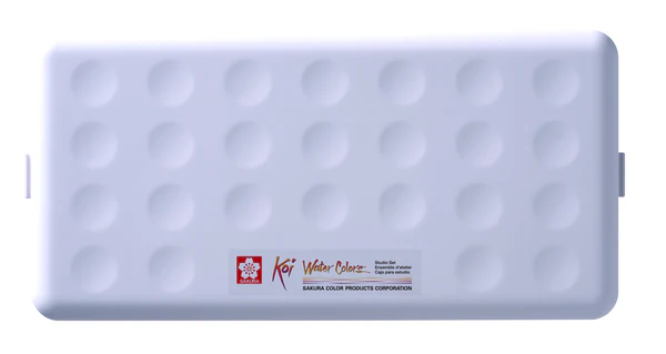 caja acuarelas sakura koi water colors studio set 60 ½ godets art. nr. xncw60n