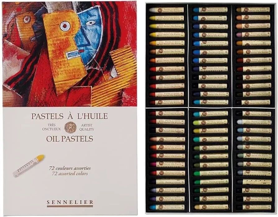 caja 72 pasteles al óleo sennelier art. nr. n132520.720