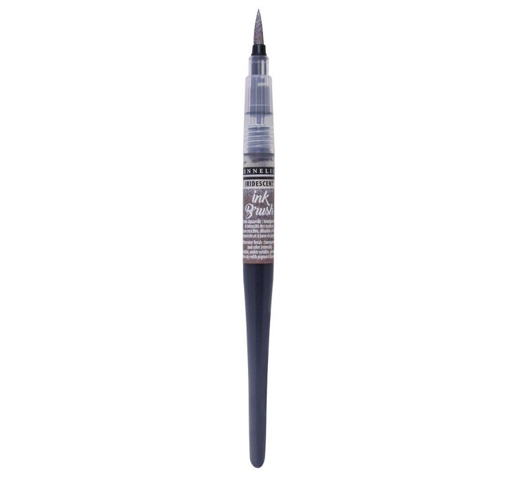 Ink Brush (02) Plata Iridiscente Art.-Nr. N131695.02