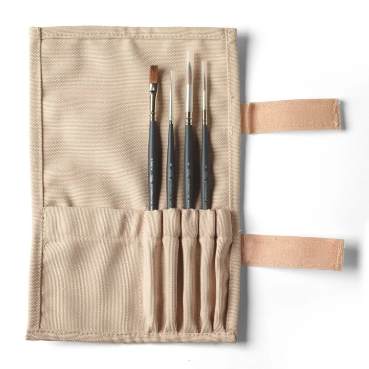 Set 4 Pinceles Profesionales de Marta Sintética Winsor & Newton para Acuarela Art.-Nr. 5011701
