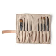 set 8 pinceles profesionales de marta sintética winsor & newton para acuarela art. nr. 5011702