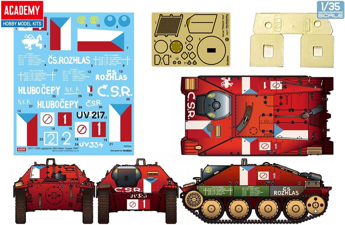 1:35 jagdpanzer 38(t) hetzer "prague 1945" art. nr. 13277