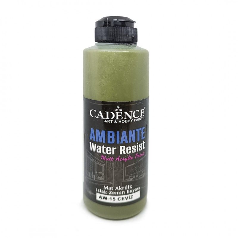 pintura acrílica mate resistente al agua cadence ambiante verde nuez art. nr. 321071