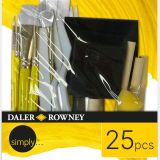 set 25 pinceles multi técnicas daler rowney art. nr. d216750025