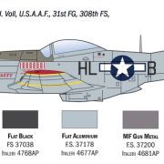 1:72 p 51d mustang aces art. nr. 1484