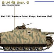 1:72 stuh 42 ausf. g mid production art. nr. 72115