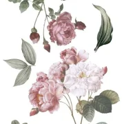 transfers decorativos 15x30cm 4 hojas roses art. nr. pfy 14765