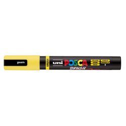 rotulador posca punta pincel – amarillo art. nr. pc 5br 2