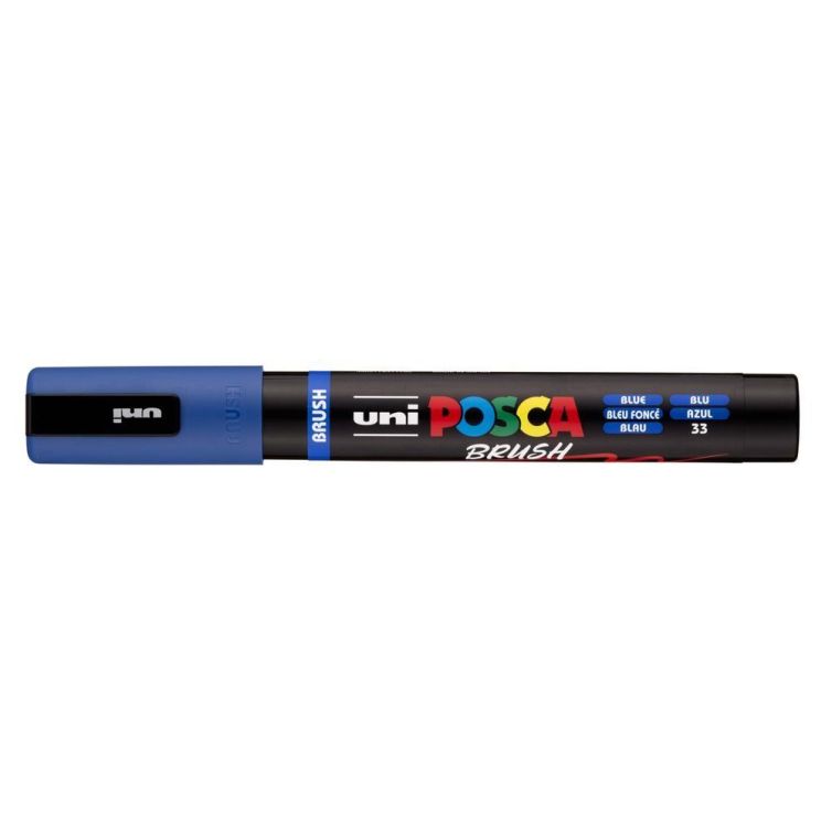 Rotulador Posca Punta Pincel – Azul Art.-Nr. PC-5BR-33
