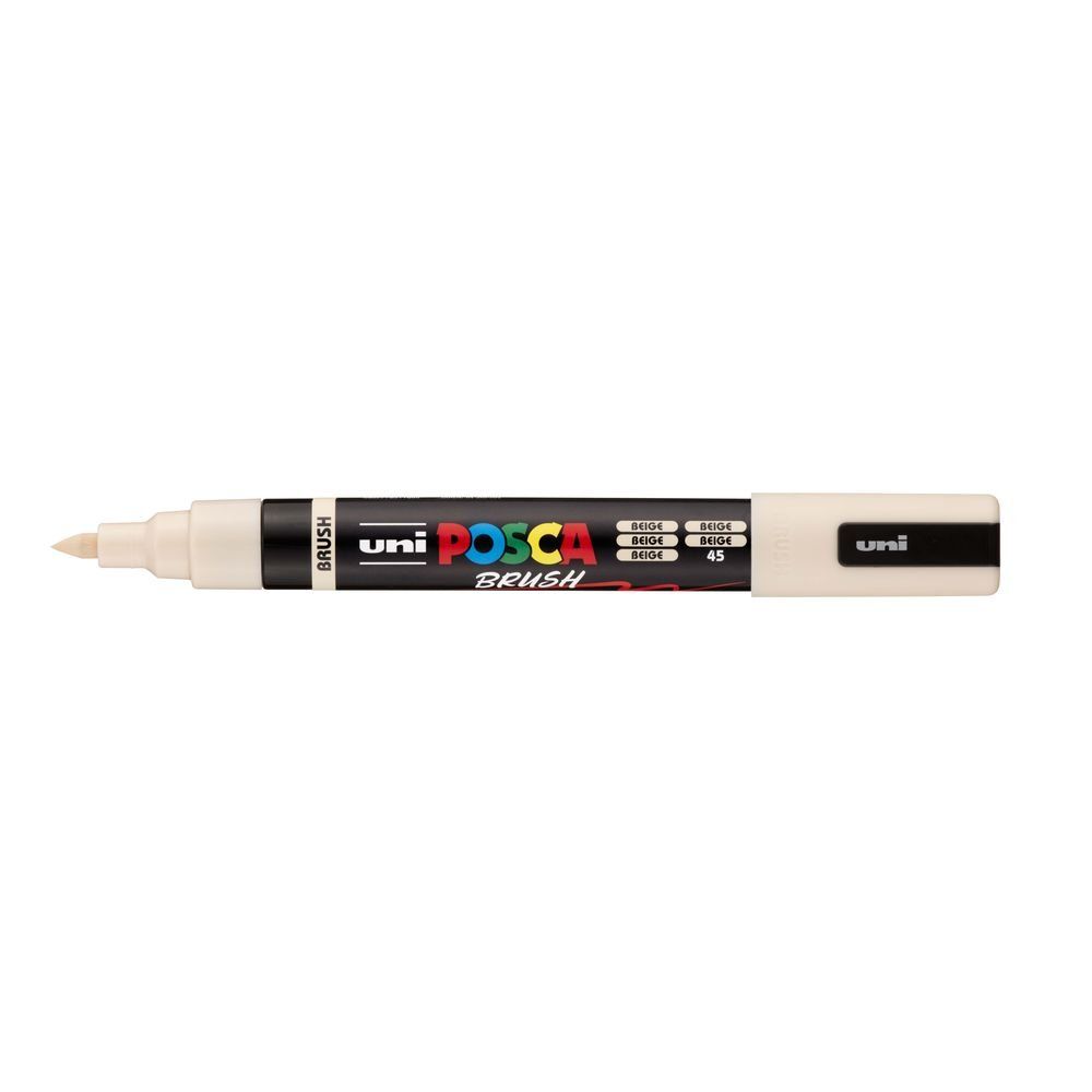 rotulador posca punta pincel – beige art. nr. pc 5br 45