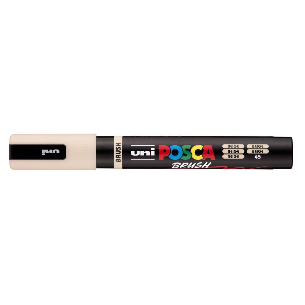 rotulador posca punta pincel – beige art. nr. pc 5br 45