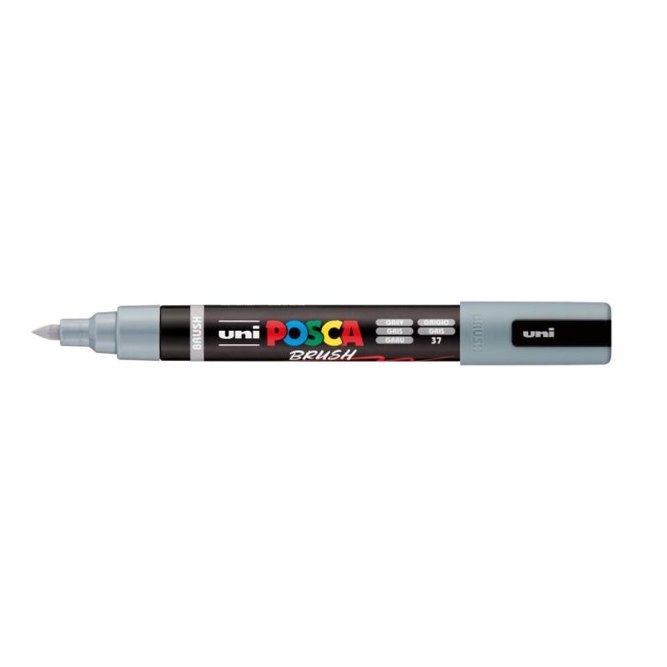 Rotulador Posca Punta Pincel – Gris Art.-Nr. PC-5BR-37
