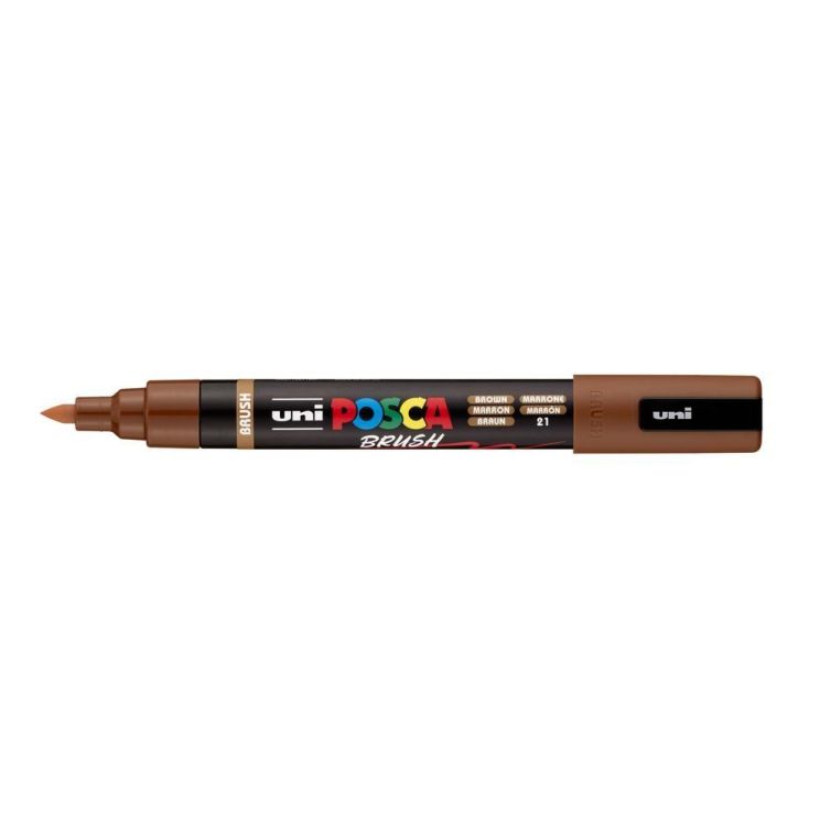 Rotulador Posca Punta Pincel – Marrón Art.-Nr. PC-5BR-21