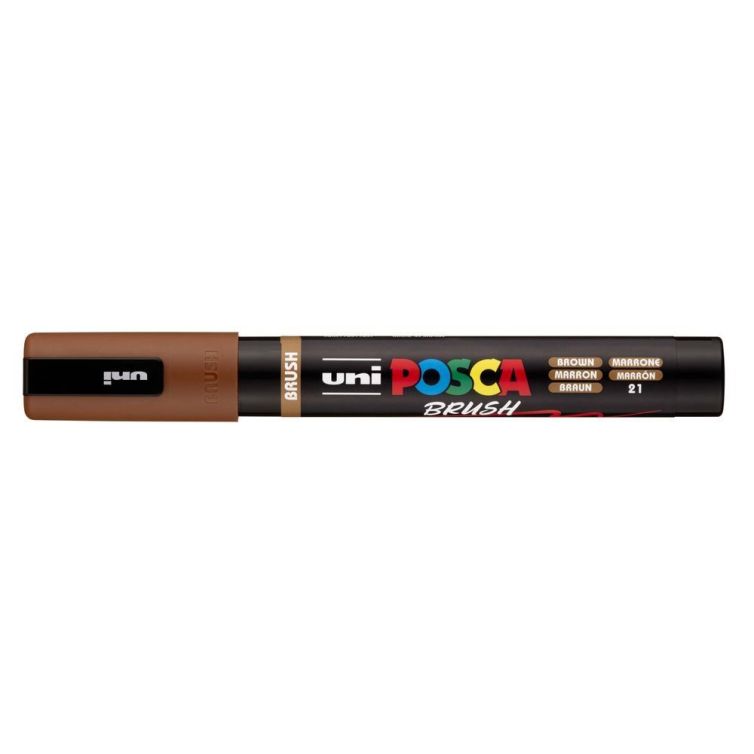 Rotulador Posca Punta Pincel – Marrón Art.-Nr. PC-5BR-21