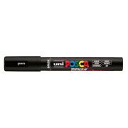 rotulador posca punta pincel negro art. nr. pc 5br 24