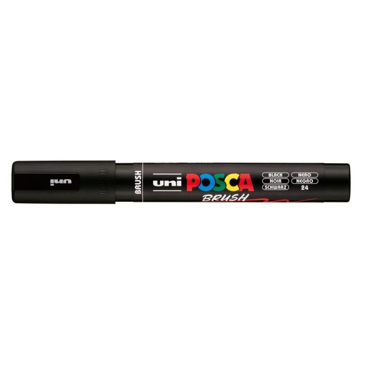 Rotulador Posca Punta Pincel – Negro Art.-Nr. PC-5BR-24