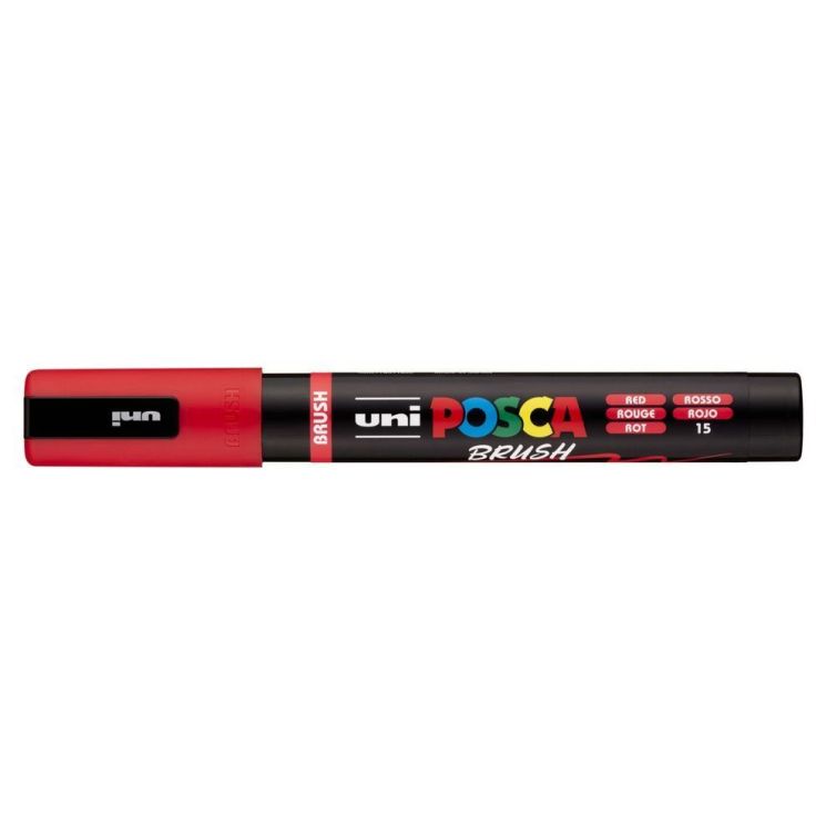 Rotulador Posca Punta Pincel – Rojo Art.-Nr. PC-5BR-15
