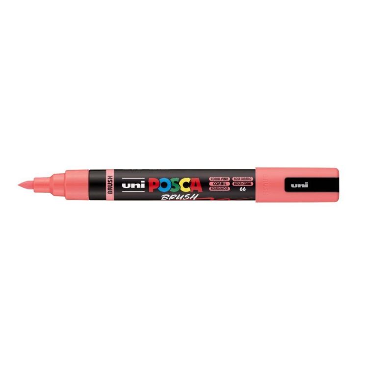Rotulador Posca Punta Pincel – Rosa Coral Art.-Nr. PC-5BR-66