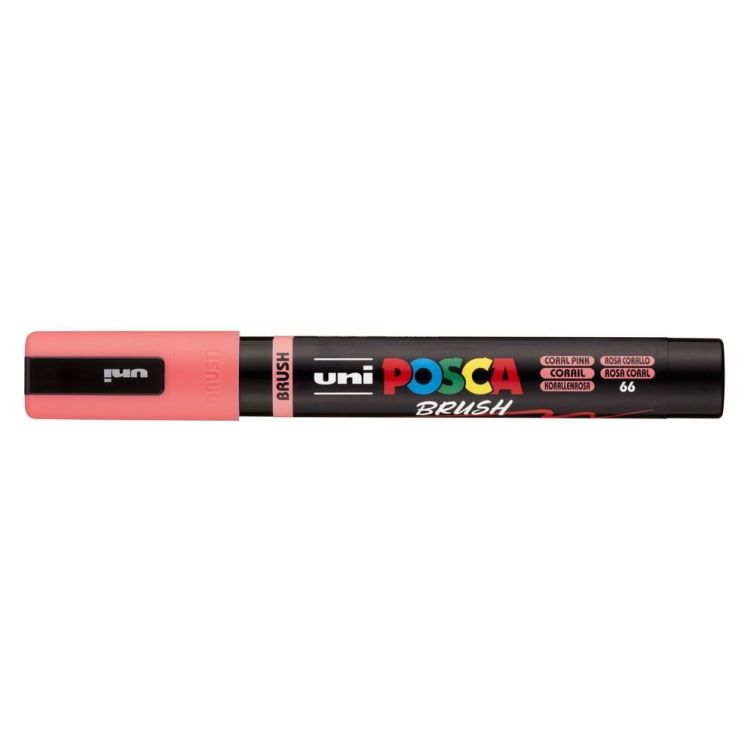 Rotulador Posca Punta Pincel – Rosa Coral Art.-Nr. PC-5BR-66