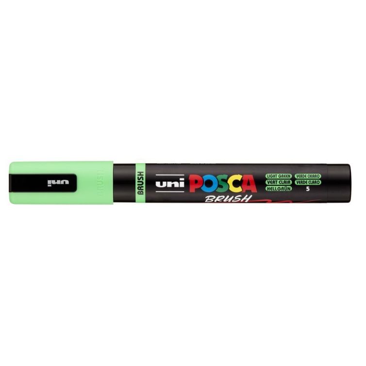 Rotulador Posca Punta Pincel – Verde Claro Art.-Nr. PC-5BR-5