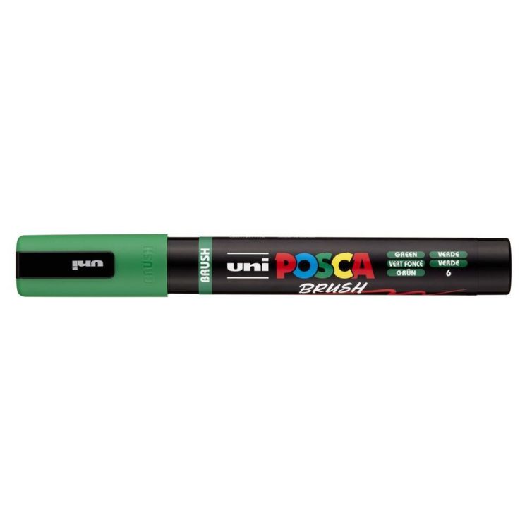 Rotulador Posca Punta Pincel – Verde Art.-Nr. PC-5BR-6