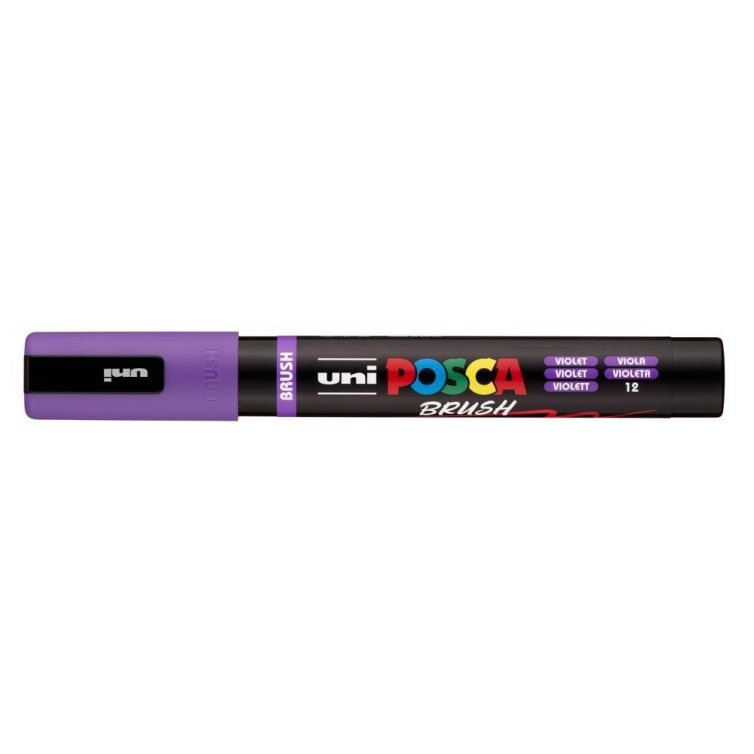 Rotulador Posca Punta Pincel – Violeta Art.-Nr. PC-5BR-12