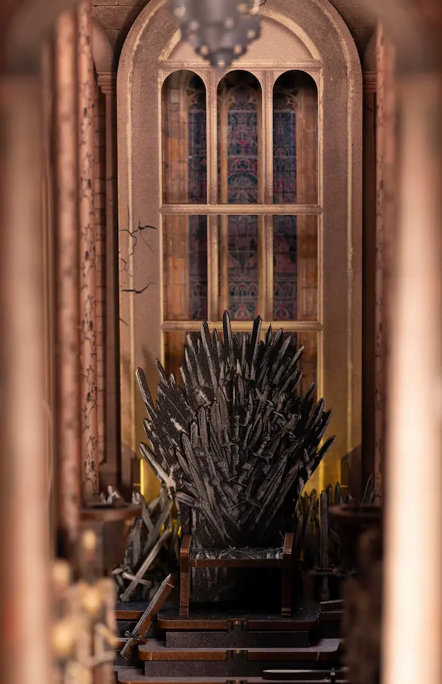 trono de hierro la casa del dragón de tiny adventure juego de tronos art. nr. 00531