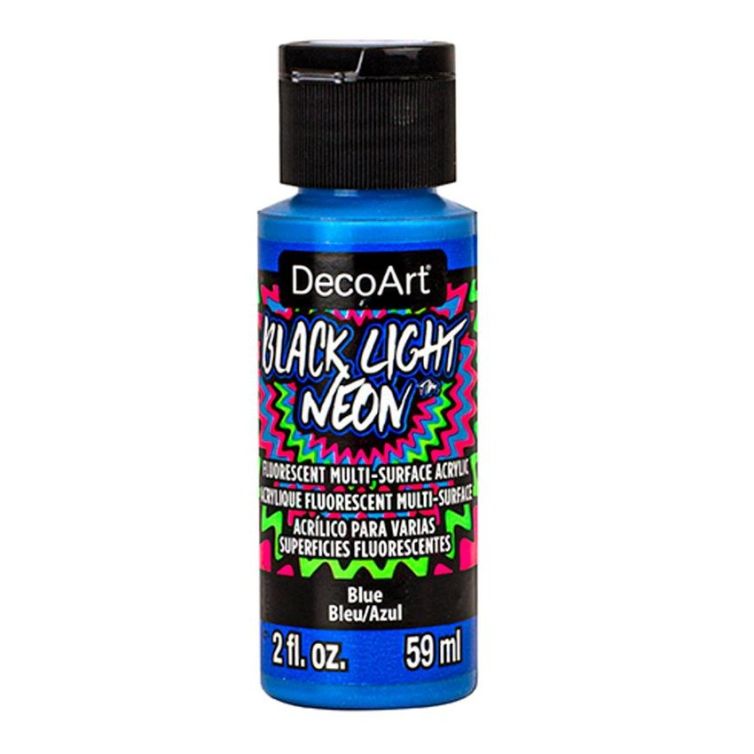 Pintura Acrílica Black Light Neon Decoart – Azul Art.-Nr. BLN05