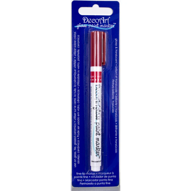 Rotulador para cristal y cerámica – Rojo Art.-Nr. DGPM05