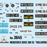 1:24 mercedes benz 300 sl gullwing art. nr. 3645